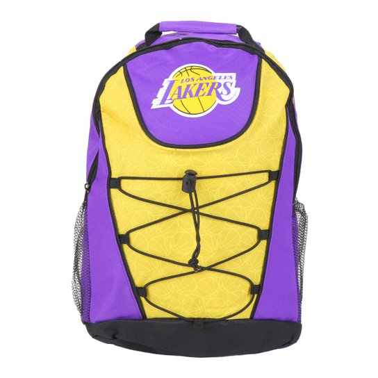 Mochila NBA Los Angeles Lakers Maccabi Art - Roxo+Amarelo