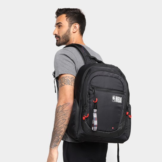 Mochila NBA Sestini Pro Notebook 3 Compartimentos 28L