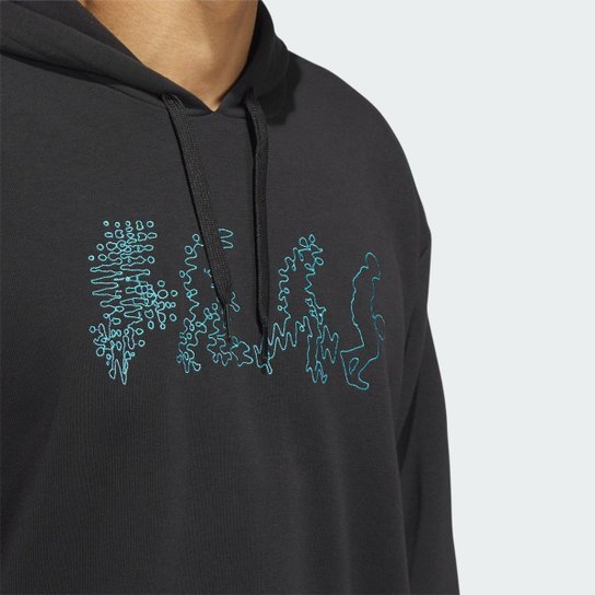 Moletinho Adidas com Capuz Metaverse Hoops Masculino