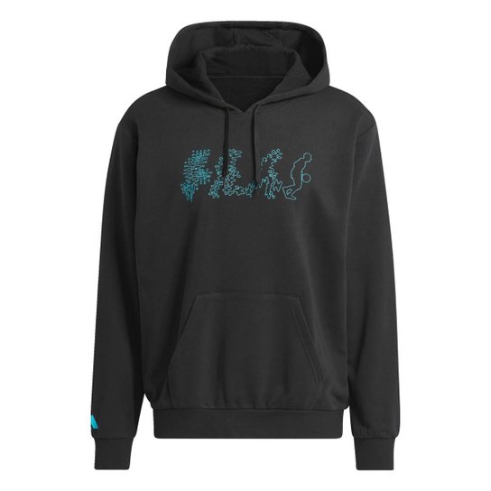 Moletinho Adidas com Capuz Metaverse Hoops Masculino