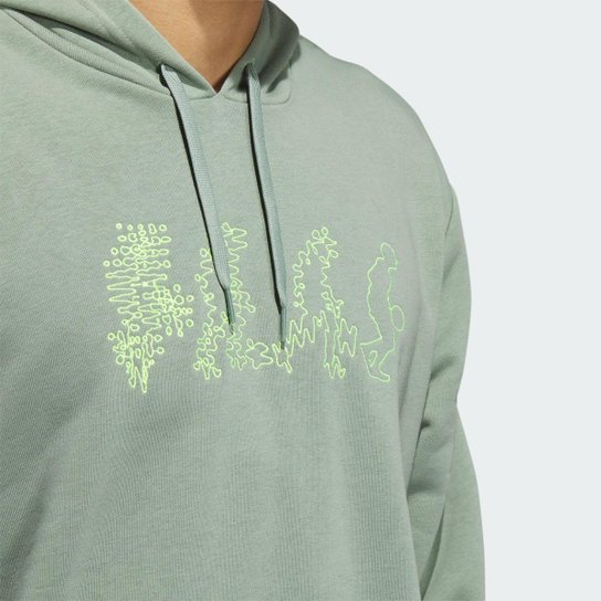 Moletinho Adidas com Capuz Metaverse Hoops Masculino