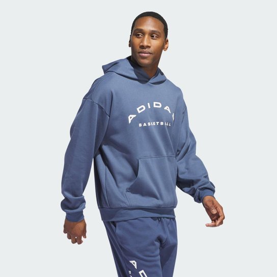 Moletom Capuz Fleece Foundation Select Adidas Masculino