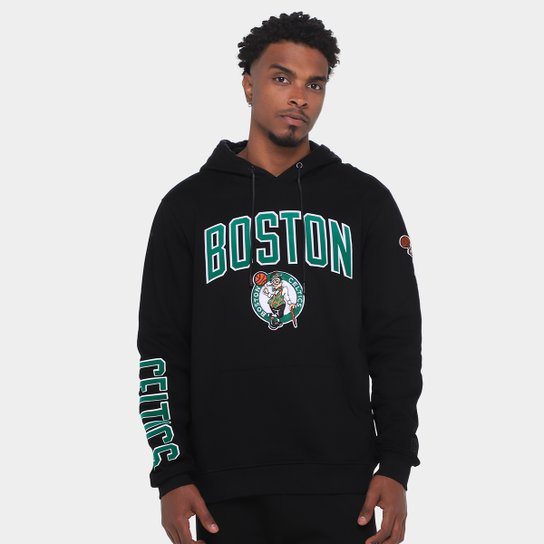 Moletom Com Capuz NBA Boston Celtics Classic Bristle Pro Standard Masculino