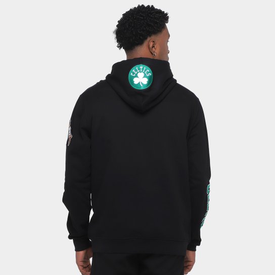 Moletom Com Capuz NBA Boston Celtics Classic Bristle Pro Standard Masculino