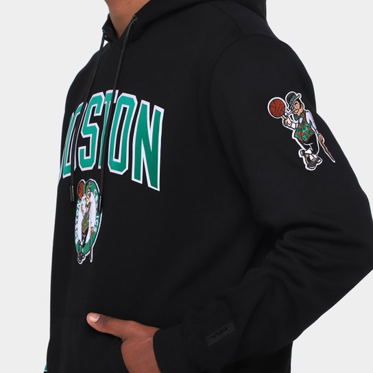 Moletom Com Capuz NBA Boston Celtics Classic Bristle Pro Standard Masculino