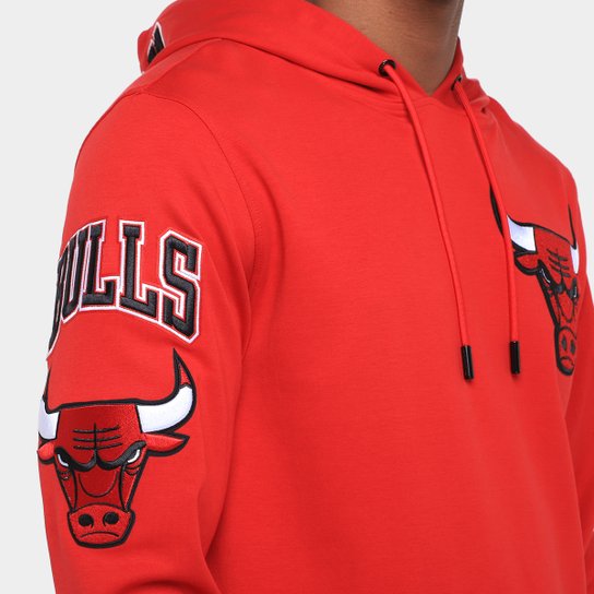 Moletom Com Capuz NBA Chicago Bulls Classic Chenille DK Pro Standard Masculino