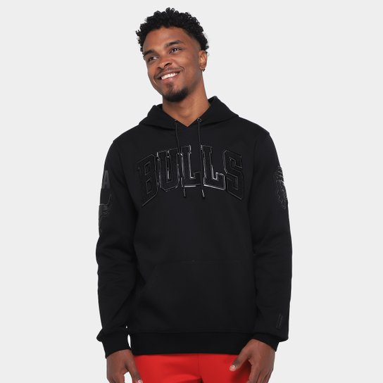 Moletom Com Capuz NBA Chicago Bulls Triple DK Pro Standard Masculino