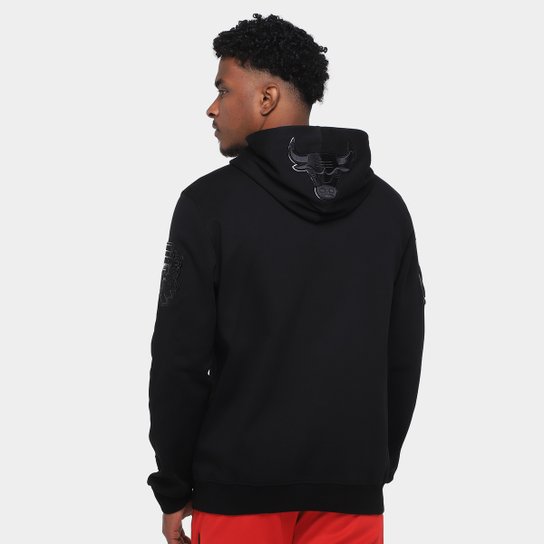 Moletom Com Capuz NBA Chicago Bulls Triple DK Pro Standard Masculino