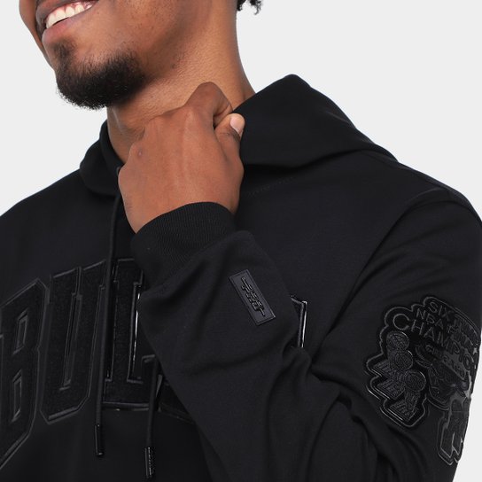 Moletom Com Capuz NBA Chicago Bulls Triple DK Pro Standard Masculino