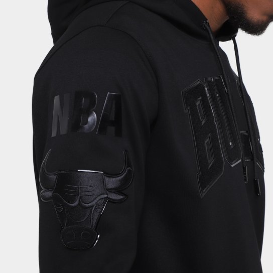 Moletom Com Capuz NBA Chicago Bulls Triple DK Pro Standard Masculino