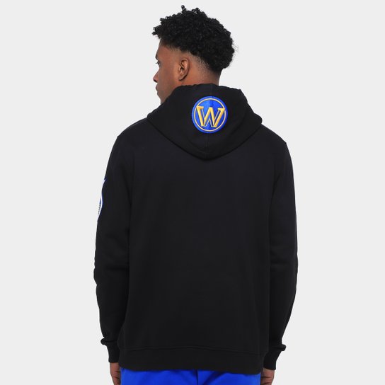 Moletom Com Capuz NBA Golden Warriors Classic Bristle FLC Pro Standard Masculino