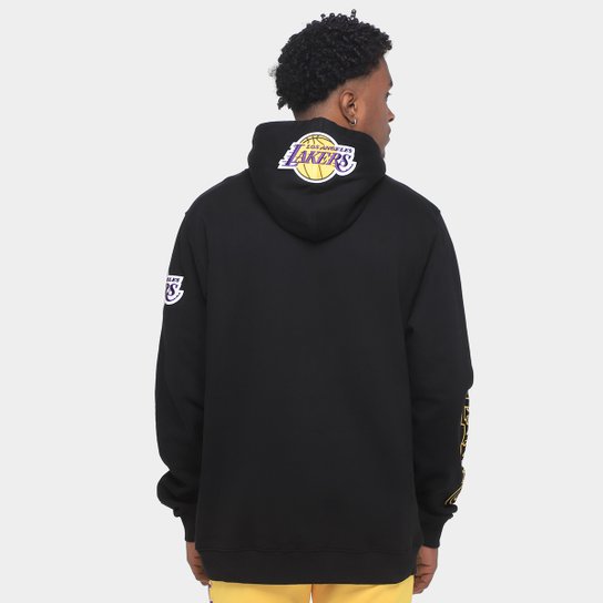 Moletom Com Capuz NBA Los Angeles Lakers Classic Bristle FLC Pro Standard Masculino