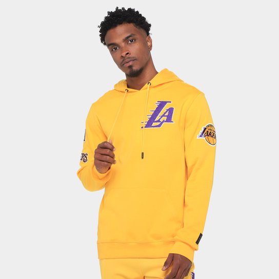 Moletom Com Capuz NBA Los Angeles Lakers Classic Pro Standard Masculino