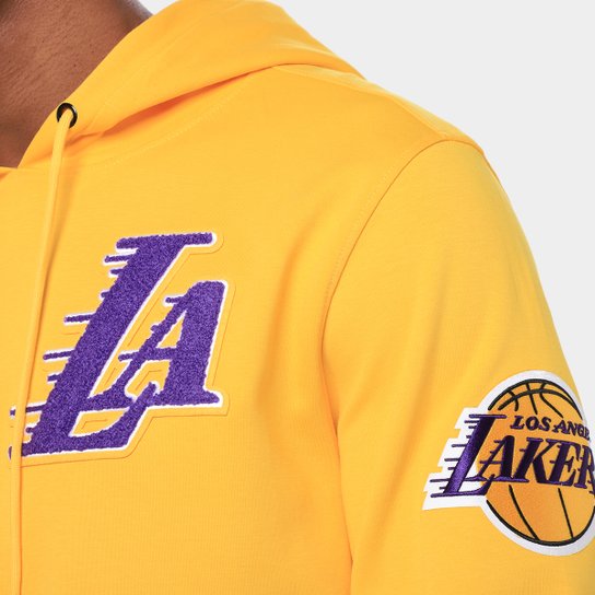 Moletom Com Capuz NBA Los Angeles Lakers Classic Pro Standard Masculino