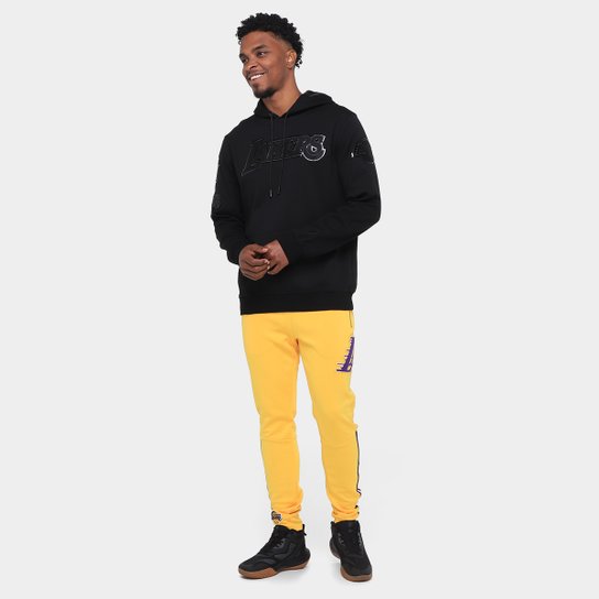 Moletom Com Capuz NBA Los Angeles Lakers Triple DK Pro Standard Masculino