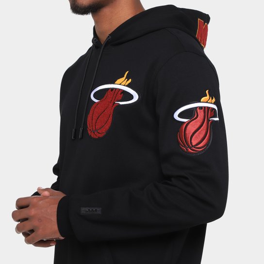 Moletom Com Capuz NBA Miami Heat Classic Pro Standard Masculino