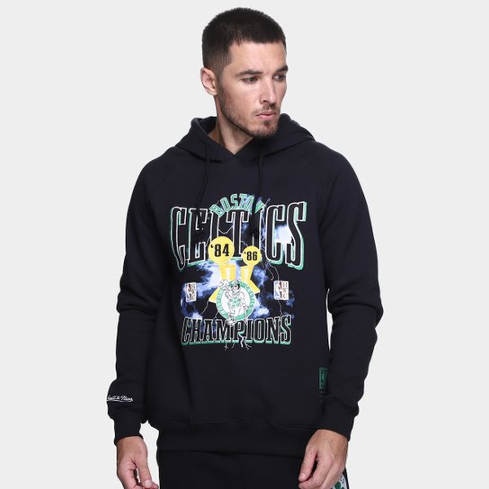 Moletom Mitchell & Ness Boston Celtics Playoffs Masculino