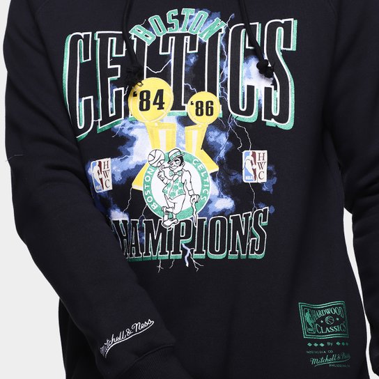 Moletom Mitchell & Ness Boston Celtics Playoffs Masculino