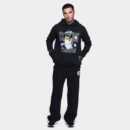 Moletom Mitchell & Ness Boston Celtics Playoffs Masculino