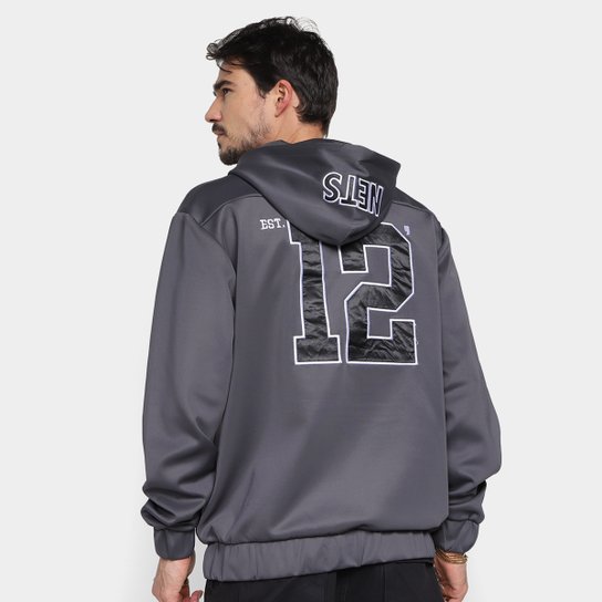 Moletom NBA Brooklyn Nets C/ Capuz Masculino