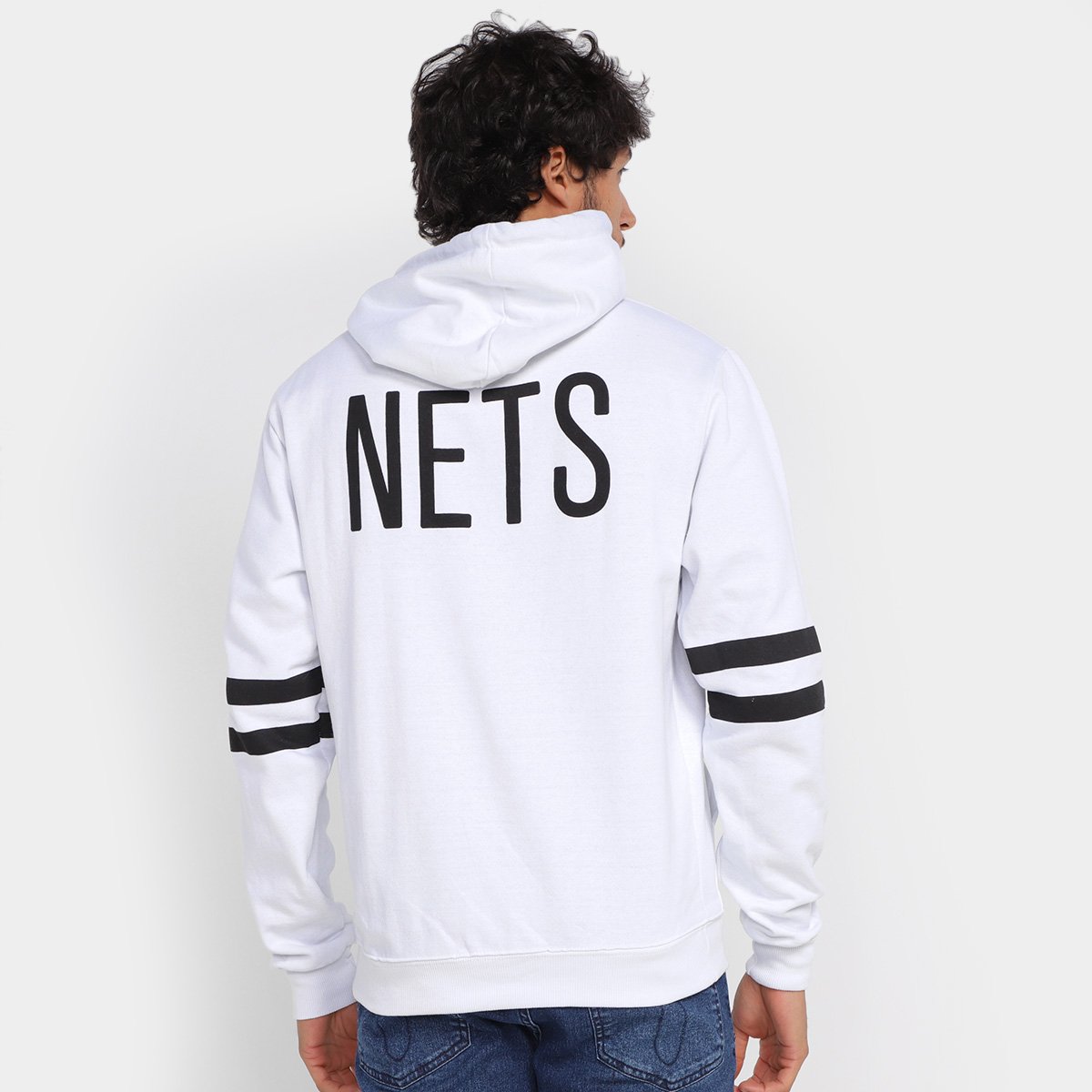 men's brooklyn nets moletom com capuz