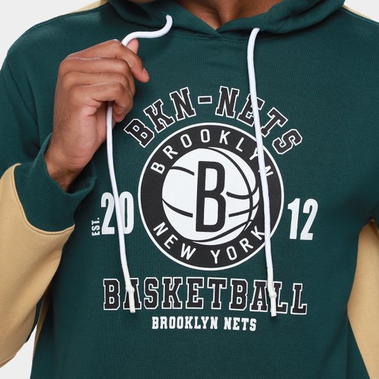 Moletom NBA Brooklyn Nets Mitchell & Ness Masculino