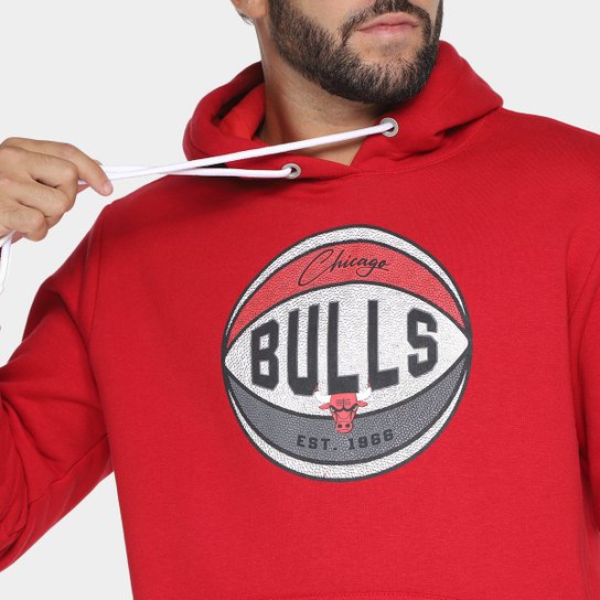 Moletom NBA Chicago Bulls Basketball Masculino