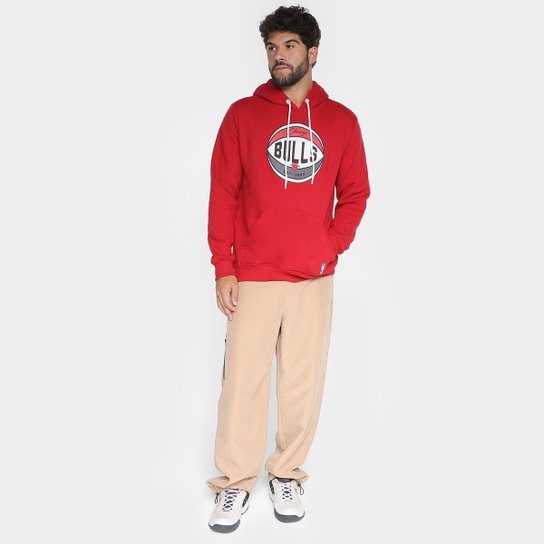 Moletom NBA Chicago Bulls Basketball Masculino