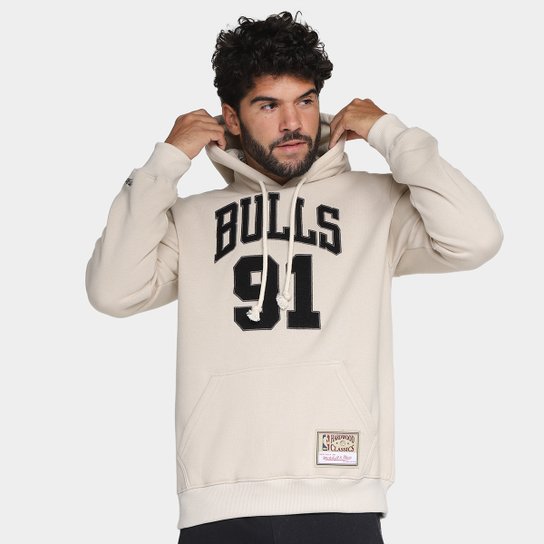 Moletom NBA Chicago Bulls Mitchell & Ness Dennis Rodman Masculino