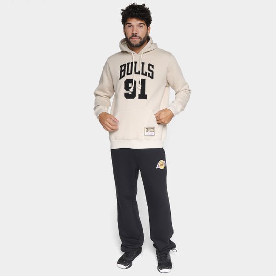 Moletom NBA Chicago Bulls Mitchell & Ness Dennis Rodman Masculino