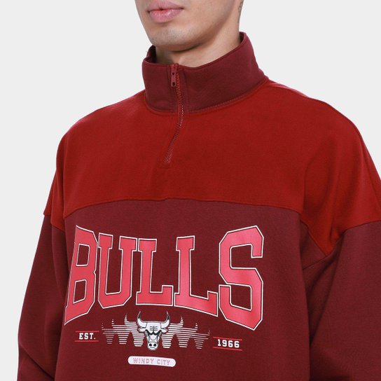 Moletom NBA Chicago Bulls Reflections Masculino