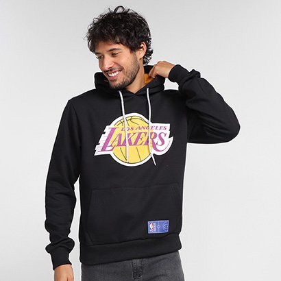 lakers pregame moletom com capuz