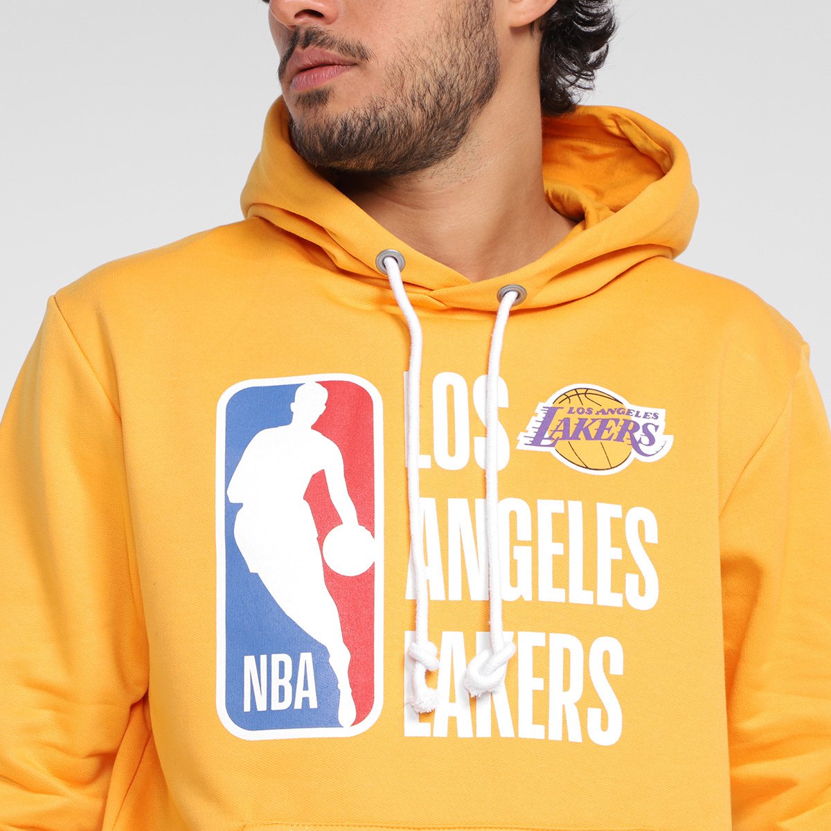black and yellow lakers moletom com capuz