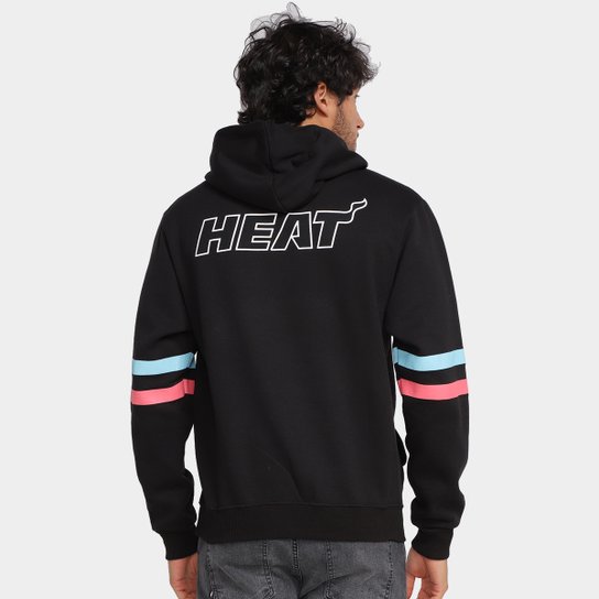 Moletom NBA Miami Heat Canguru Masculino