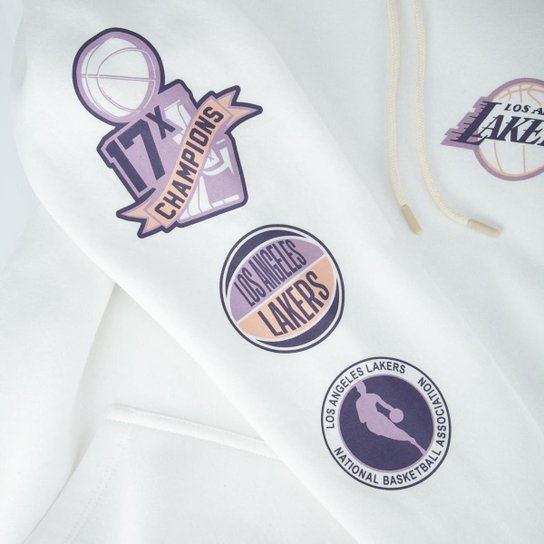 Moletom New Era Canguru Fechado NBALos Angeles Lakers Sunset Masculino