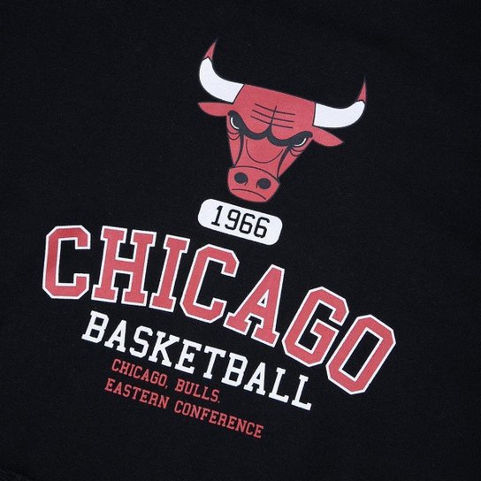 Moletom New Era Chicago Bulls NBA Club House Capuz