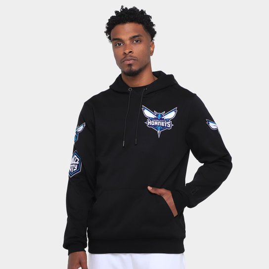 Moletom Pro Standard Charlotte Hornets Classic Chenille Com Capuz Masculino