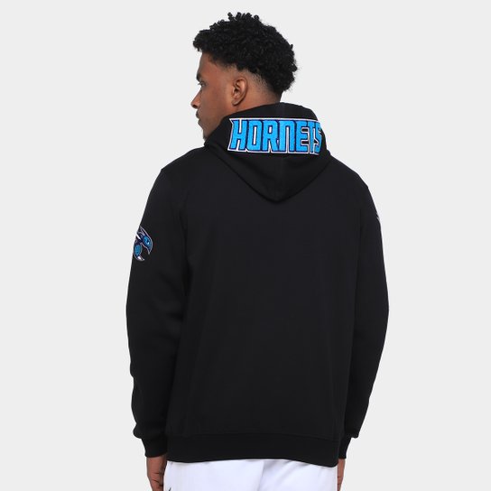 Moletom Pro Standard Charlotte Hornets Classic Chenille Com Capuz Masculino