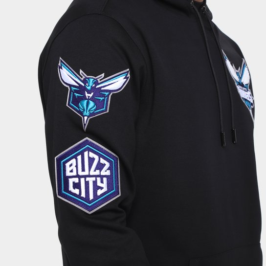 Moletom Pro Standard Charlotte Hornets Classic Chenille Com Capuz Masculino