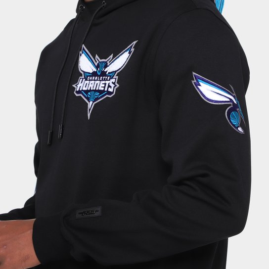 Moletom Pro Standard Charlotte Hornets Classic Chenille Com Capuz Masculino