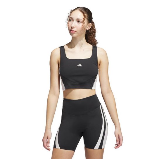 Regata Adidas Cropped Basketball Feminina