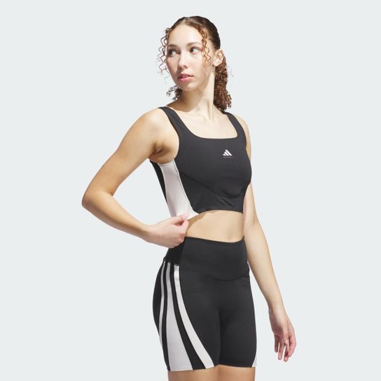 Regata Adidas Cropped Basketball Feminina