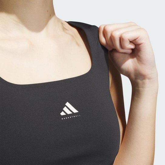 Regata Adidas Cropped Basketball Feminina