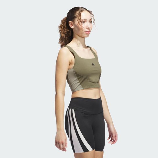 Regata Adidas Cropped Basketball Feminina