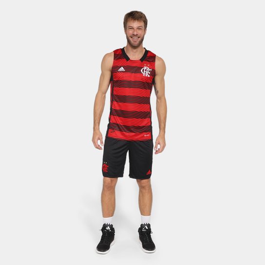 Regata Flamengo Basquete Adidas 1 Masculina