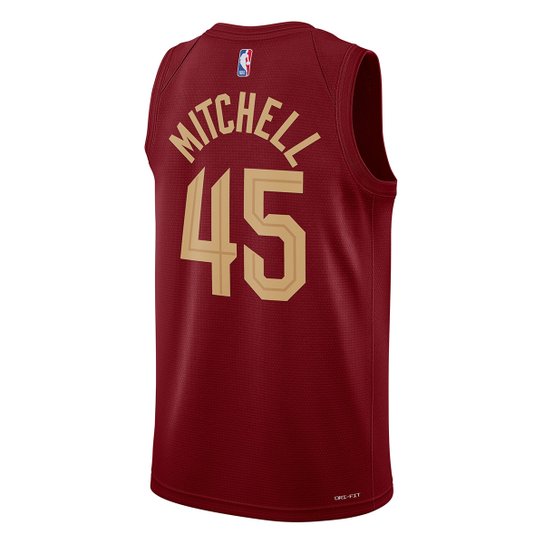 Regata Jersey NBA Nike Cleveland Cavaliers Donovan Mitchell N° 45 - Masculina