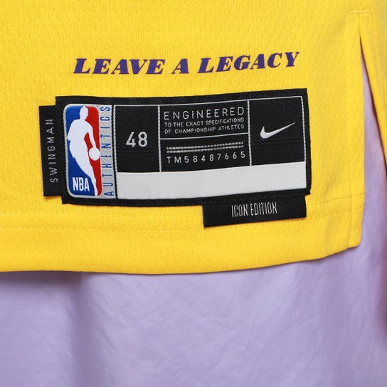 Regata Jersey NBA Nike Los Angeles Lakers Doncic Nº 77 Masculina