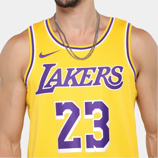 Regata Jersey NBA Nike Los Angeles Lakers Lebron James Nº 23 - Masculina