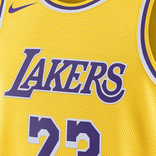 Regata Jersey NBA Nike Los Angeles Lakers Lebron James Nº 23 - Masculina