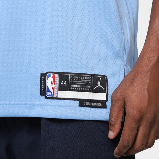 Regata Jersey NBA Nike Memphis Grizzlies Ja Morant N° 12 - Masculina - Azul Claro